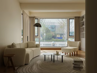 Living Room Modern Living Room 3d model