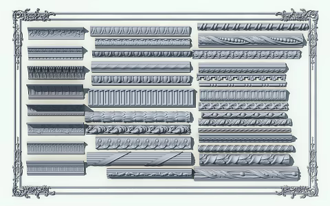 European Gypsum Line Gypsum 3d model