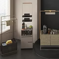 Elegant Modern Shelving Units With Metal Frames Open Shelves And Drawers For Living Space Storage
