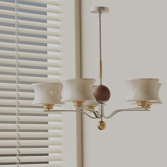 Modern chandelier 3d model