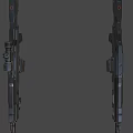 Sci-fi Assault Rifle 3d model