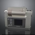 Sony Portable Electronic Device With White And Gray Design Digital Screen And Buttons