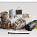 Stylish Leather Canvas Bags Collection Including Backpacks Handbags for Travel Daily Use