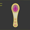 Handheld Personal Care Appliance Featuring White Design Pink Buttons and Mesh Panel