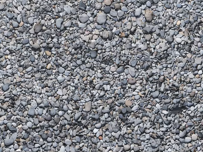 Pebbles Stone Gravel Ground 3d model