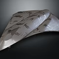 Advanced Aerodynamic Spacecraft Component Featuring Metallic Surface For Cosmic Exploration Missions