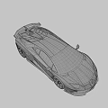 Sleek Silver Gray Supercar With Aerodynamic Body Black Rear Spoiler And Red Brake Calipers