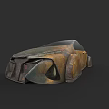 Rusty Vintage Car With Retro Design And Rusted Exterior Details