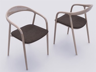 Modern Dining Chair Single Chair Leisure Chair Bar Chair 3d model