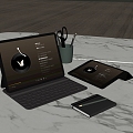 Modern Tablet 3d model