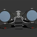 High Quality Commercial Binoculars With Black Professional Design Clear Blue Lenses And Detachable Caps