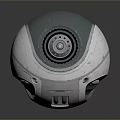 Monitor monitoring head security monitoring surveillance camera security camera remote monitoring 3d model