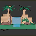 Game Environment Game Scene Fairy Tale Scene Fairy Tale Magic Scene Magic Item Fantasy Scene 3d model