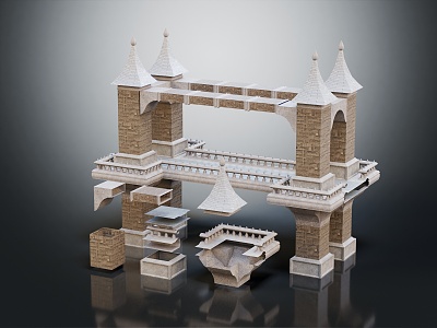 Jane Europe Ancient Palace Ancient Palace Ancient Architecture 3d model