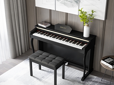 Nordic Piano 3d model