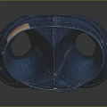 Blue Denim Jeans Slim Fit Classic Design With Pockets And Zipper