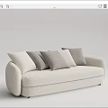 Modern Ligne Roset Multiplayer Sofa 3d model