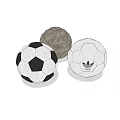 Sports Equipment Adidas Soccer Balls In White Black Brown With Classic Design