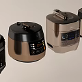 Various Modern Kitchen Electric Pressure Cookers With Digital Display And Buttons