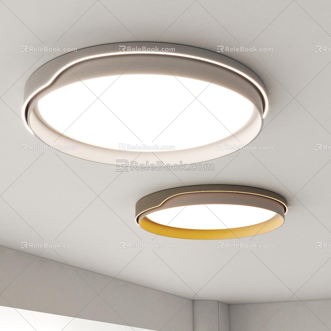 modern ceiling lamp 3d model