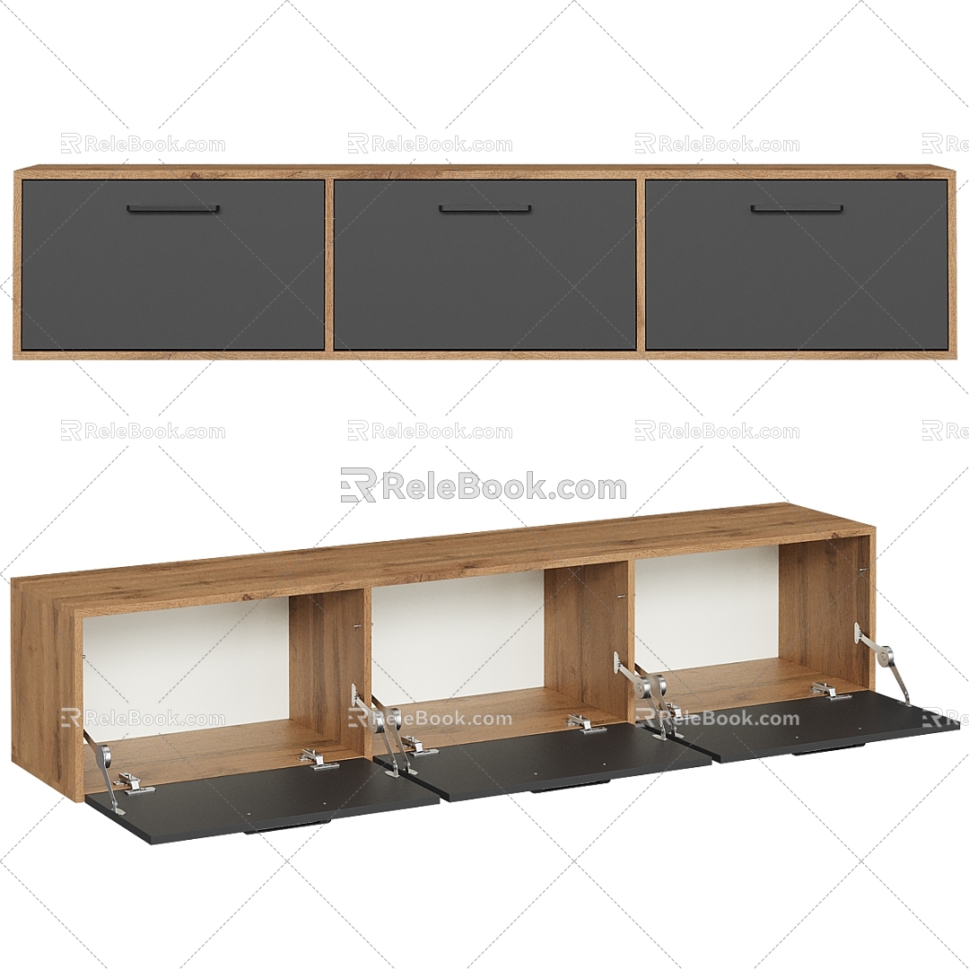 Nordic Simple TV Cabinet TV Cabinet Simple TV Cabinet Low Cabinet 3d model