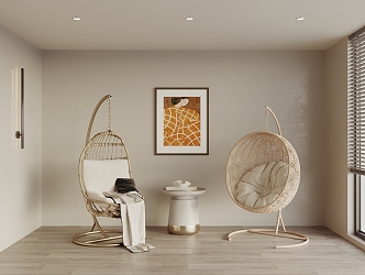 Modern Hanging Chair 3d model