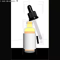 Natural Extracts Essence Perfume Cosmetics in Amber Glass Bottle with Dropper