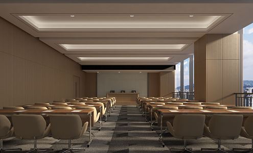 Modern Conference Room 3d model