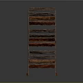 Practical Wooden Three Tier Storage Shelf For Home Organizing And Decor