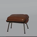 Various Stylish Sofa Stools with Rattan Leather Velvet and Metal Frame Designs