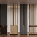 New Chinese-style screen partition 3d model