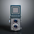 Veriflex A Twin Lens Camera Vintage Electronic Device With Classic Design