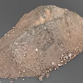 Large Pile Of Brown Soil With Small Stones And Earthy Texture