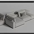 Modern Sectional Sofa With Modular Design And Plush Cushions For Living Room