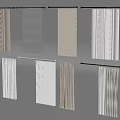 Various Colored Curtains With Different Styles For Home Window Decoration