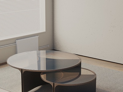 Modern coffee table model