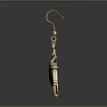 Golden Heart Shaped Padlock and Key Hardware Tools for Security and Decoration