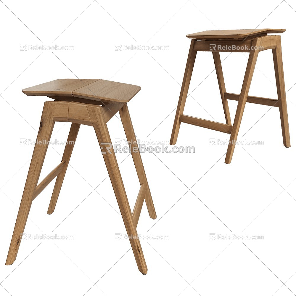 Fora Form Bar Chair 3d model