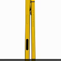 Yellow Smartphone Design With Dual Camera Module And Gradient Screen