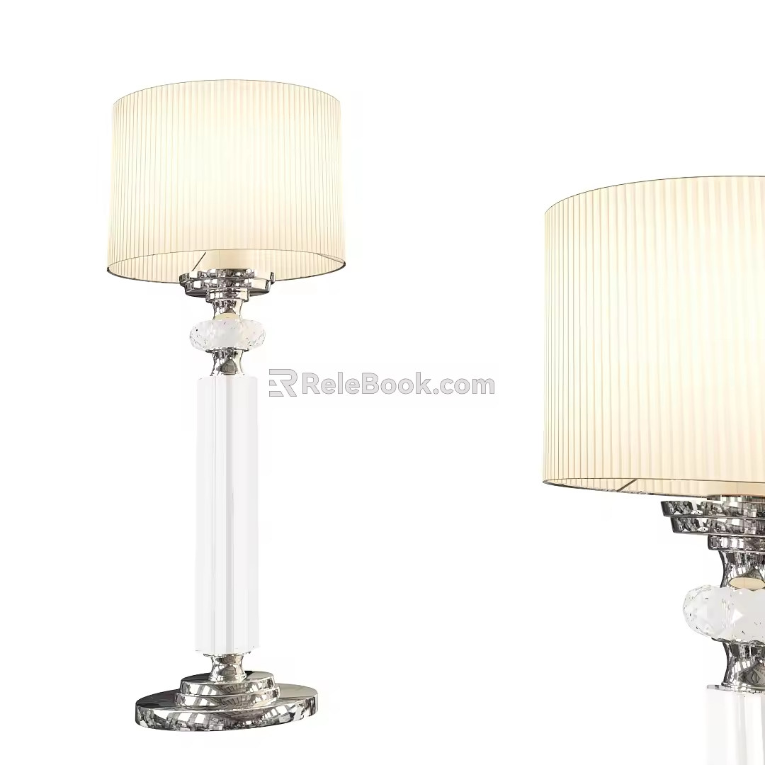 Modern Table Lamp Simple Table Lamp Nicolas Metal Table Lamp Crystal Table Lamp 3d model