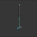 Durable Hammer With Wooden Handle And Metal Head As Construction Equipment