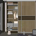 Modern wardrobe 3d model