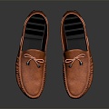 Modern Casual Shoes Jogging Shoes Bean Shoes Loafers 3d model