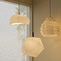 Quiet wind small chandelier 3d model