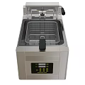 Commercial Kitchen Stainless Steel Deep Fryer With Digital Control Panel And Frying Basket