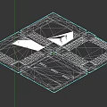 Car Traffic Flow On Urban Road Intersection With Lane Layout Design