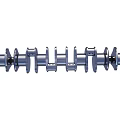 Automotive Engine Crankshaft With Precision Metal Components And Smooth Rotation