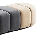 Modern sofa stool 3d model