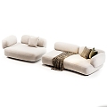 Modern Combination Multiplayer Sofa 3d model