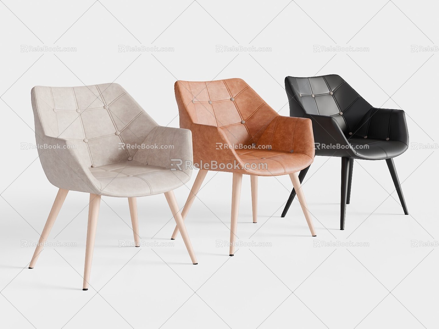 Cadeira single chair 3d model